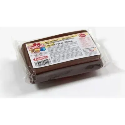 Potahovací hmota na dorty hnědá 250 g – Kelmy