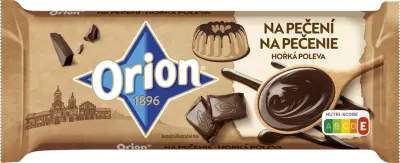 Tmavá cukrářská poleva na pečení 90 g – Orion