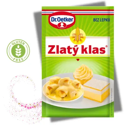 Zlatý klas krémový prášek 40 g – Dr. Oetker