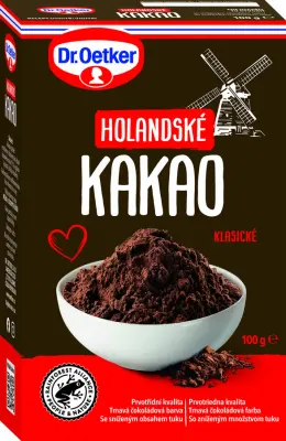 Holandské kakao na pečení a dezerty 100 g – Dr. Oetker