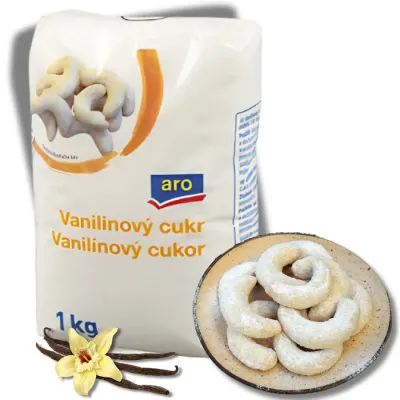 Vanilínový cukr pro dochucení moučníků 1 kg – aro