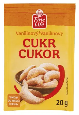Cukr vanilinový na pečení a krémy 20 g – Fine Life