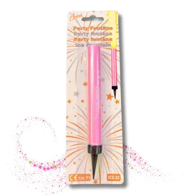 Dortová fontánka růžová BABY PINK 12 cm – Alvarak