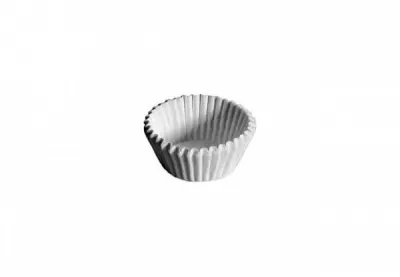 Košíčky na mini muffiny nepromastitelné bílé 3,5 x 2 cm (100 ks) – Wimex