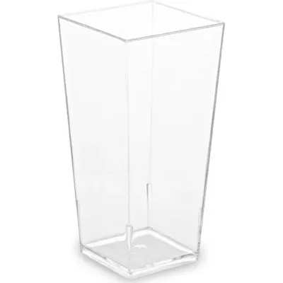 Fingerfood kelímek PS hranatý čirý 40 × 40 × 82 mm 85 ml, 40 ks – Wimex