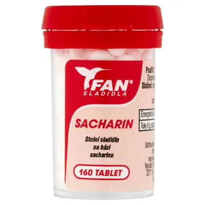 Fan Sacharin stolní sladidlo na bázi sacharinu 10 g – Fan