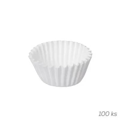Košíčky na muffiny bílé pr. dna 3,1 cm (100 ks) – Orion