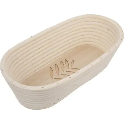 Ošatka na kynutí chleba Lístky oválná 32 × 15 × 9 cm – Orion