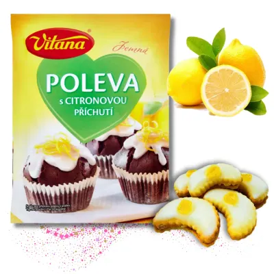 Citrónová poleva 100g – Vitana