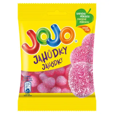 Jahodové želé dražé Jahůdky 80 g – JOJO
