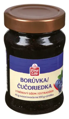 Džem výběrový borůvka 340 g – Fine Life
