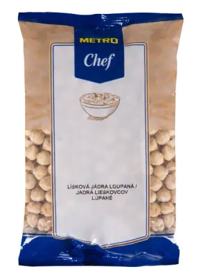 Lískové ořechy blanšírované jemně pražené 500 g – METRO Chef
