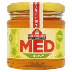 Květový lipový med 250 g – MEDOKOMERC
