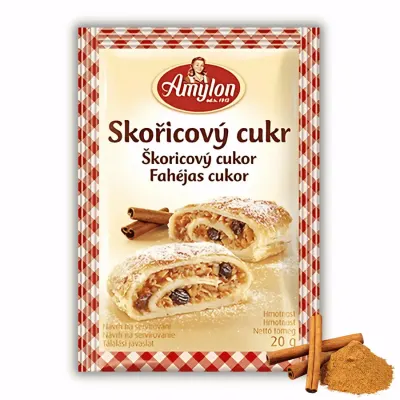 Skořicový cukr s mletou skořicí 20 g – Amylon