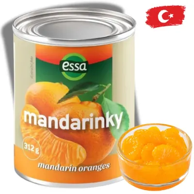 Mandarinkový kompot sladký 312 g – ESSA