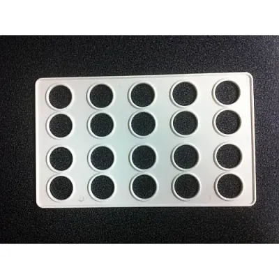 Šablona na laskonky kulatá 20 ks, 29,5 × 18 cm – Reproplast