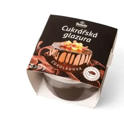 Cukrářská glazura čokoládová 200 g – Kovandovi