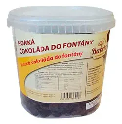 Hořká čokoláda do fontány 2 kg – KOVANDOVI