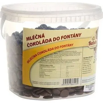 Mléčná čokoláda do fontány 2 kg – Kovandovi