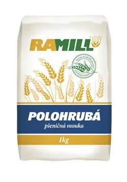 Pšeničná mouka polohrubá 1 kg – Ramill