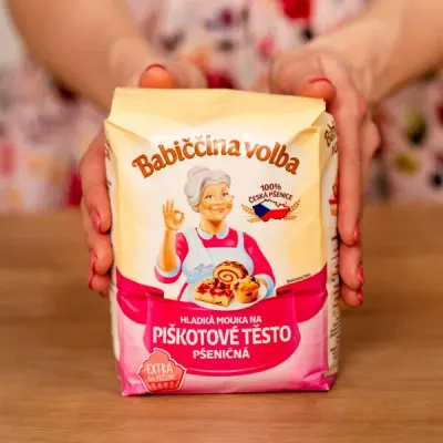Mouka hladká dortová piškotová 1 kg – Babiččina volba