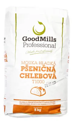 Mouka hladká pšeničná chlebová T1000 5 kg – GoodMills