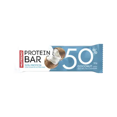 Proteinová tyčinka 50 % kokos 50 g – Nutrend