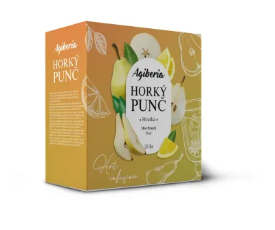 Horký punč hruška v prášku 25 x 20 g – AG FOODS