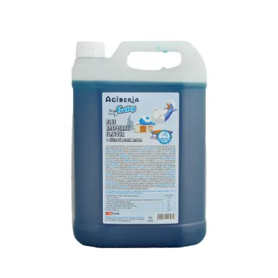Sirup na ledovou tříšť modrá malina 5 l – AG FOODS