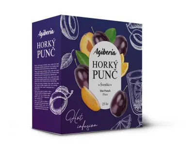 Horký punč švestka v prášku 25 × 20 g – AG FOODS