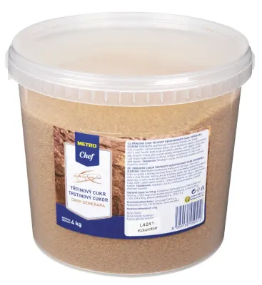 Třtinový cukr Dark Demerara 4 kg – METRO Chef