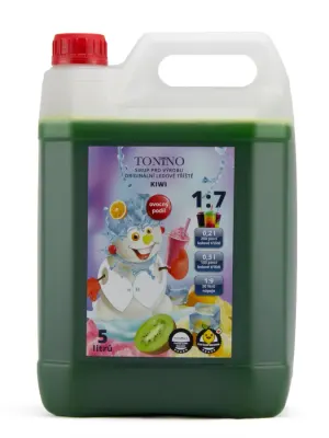 Sirup na ledovou tříšť a nápoje kiwi 5 l – Tonino