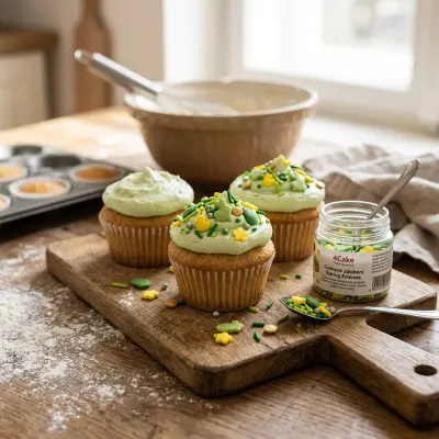 Cukrářský posyp žluté a zelené Spring Friends 70 g – 4Cake