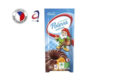 Cukrářská mléčná poleva v sáčku 100 g – CARLA