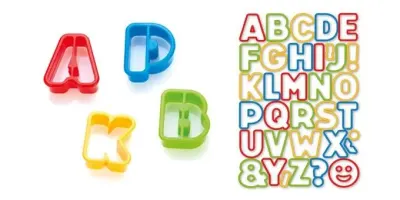Vykrajovátka Abeceda DELÍCIA KIDS, 34 ks – Tescoma