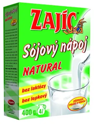 Sójový nápoj Zajíc Natural 400 g – Bonavita