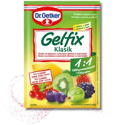 Želírovací přípravek Gelfix Klasik 1:1 20 g – Dr. Oetker