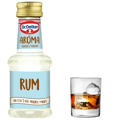 Cukrářské aroma rum tekuté 38 ml – Dr. Oetker