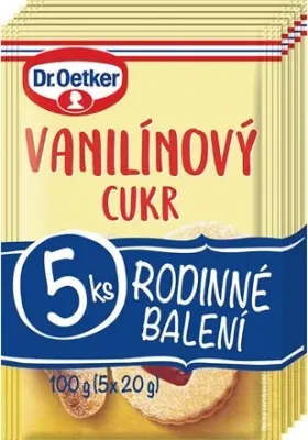 Vanilínový cukr 5 x 20 g – Dr. Oetker