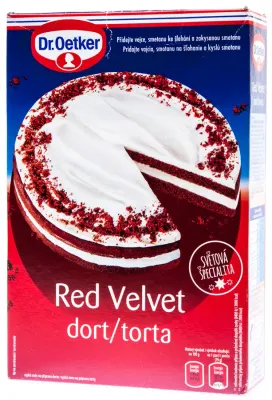 Směs na Red Velvet dort 385 g – Dr. Oetker