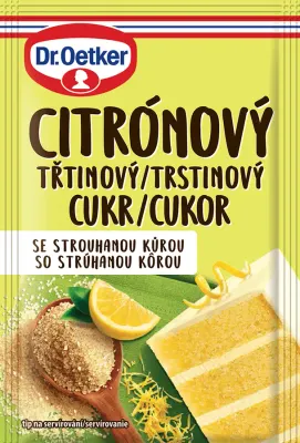 Dr. Oetker Cukr třtinový citrónový 15 g