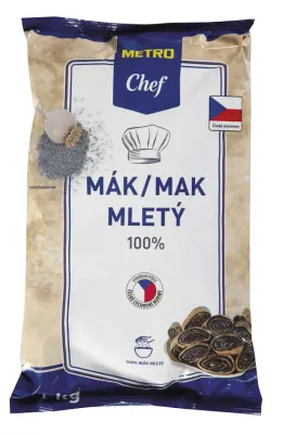 Mletý modrý mák 100% 1 kg – METRO Chef