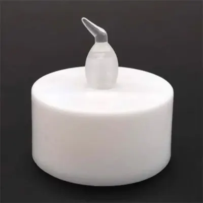 LED čajová svíčka s bílým světlem 3,5 cm – Dekomark