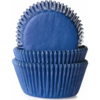 Papírové košíčky na muffiny modré 7 cm, 50 ks – House of Marie