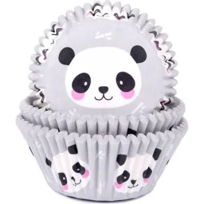 Košíčky na muffiny panda 50x33 mm, 50 ks – House of Marie