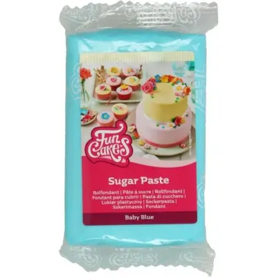 Potahovací hmota světle modrá 250 g – FunCakes