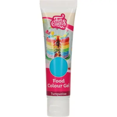 Gelová barva tyrkysová 30 g – FunCakes