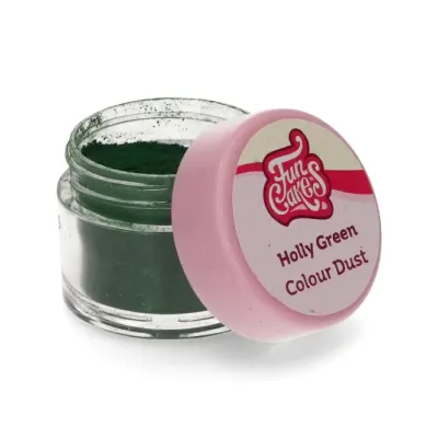 Prachová barva Holly Green 1,2 g – FunCakes