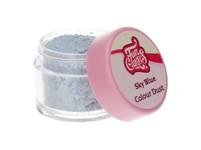 Prachová barva Sky Blue matná 6,5 g – FunCakes