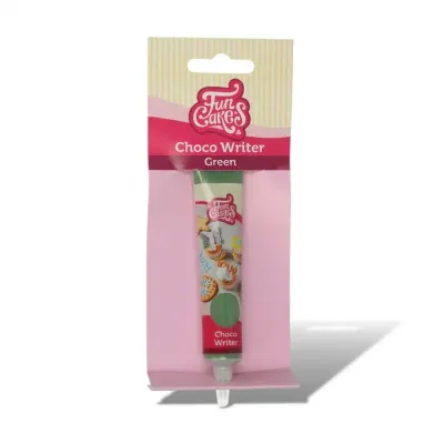 Zelená zdobicí poleva v tubě Choco Writer 25 g – FunCakes